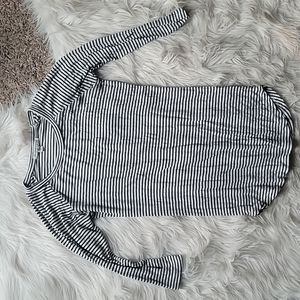 AE striped 3/4 sleeve top